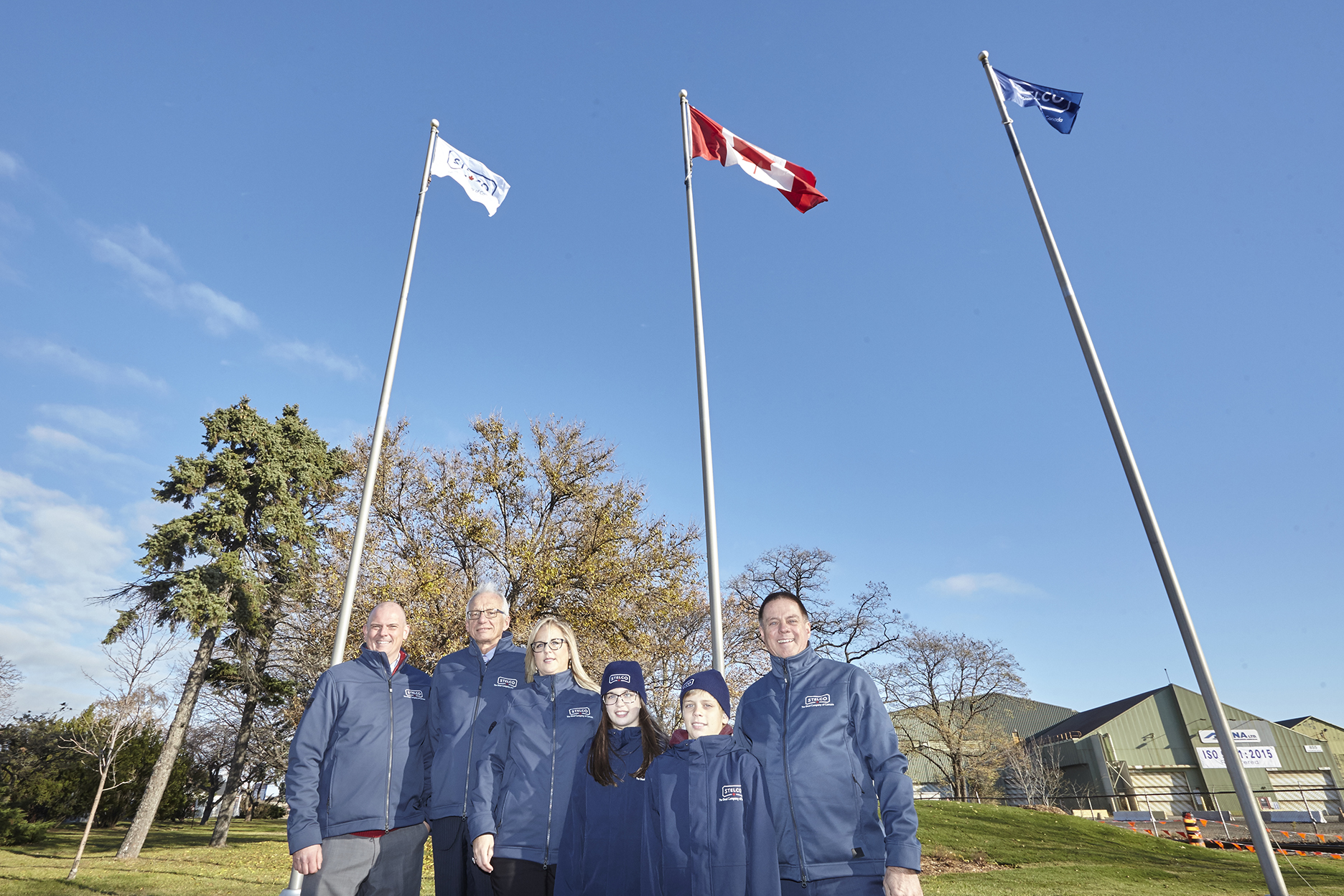 Mike McQuade and four generations of Stelco workers.