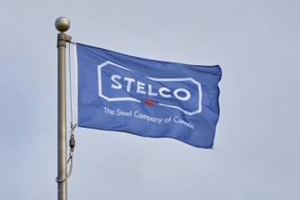 Stelco Flag over Hamilton